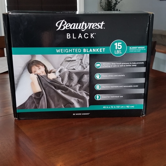 Bedding Beautyrest Black Weighted Blanket Poshmark